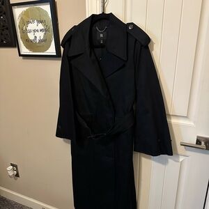 Banana Republic Classic Black Trench Coat